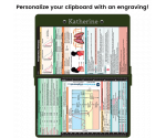 WhiteCoat Clipboard® - Army Green Respiratory Edition